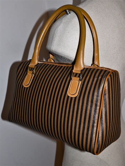 vintage fendi striped doctor bag|fendi selleria doctor bag.